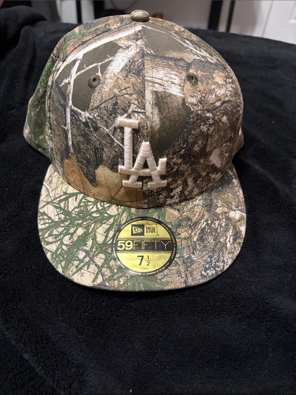 Dodgers real tree camo hat